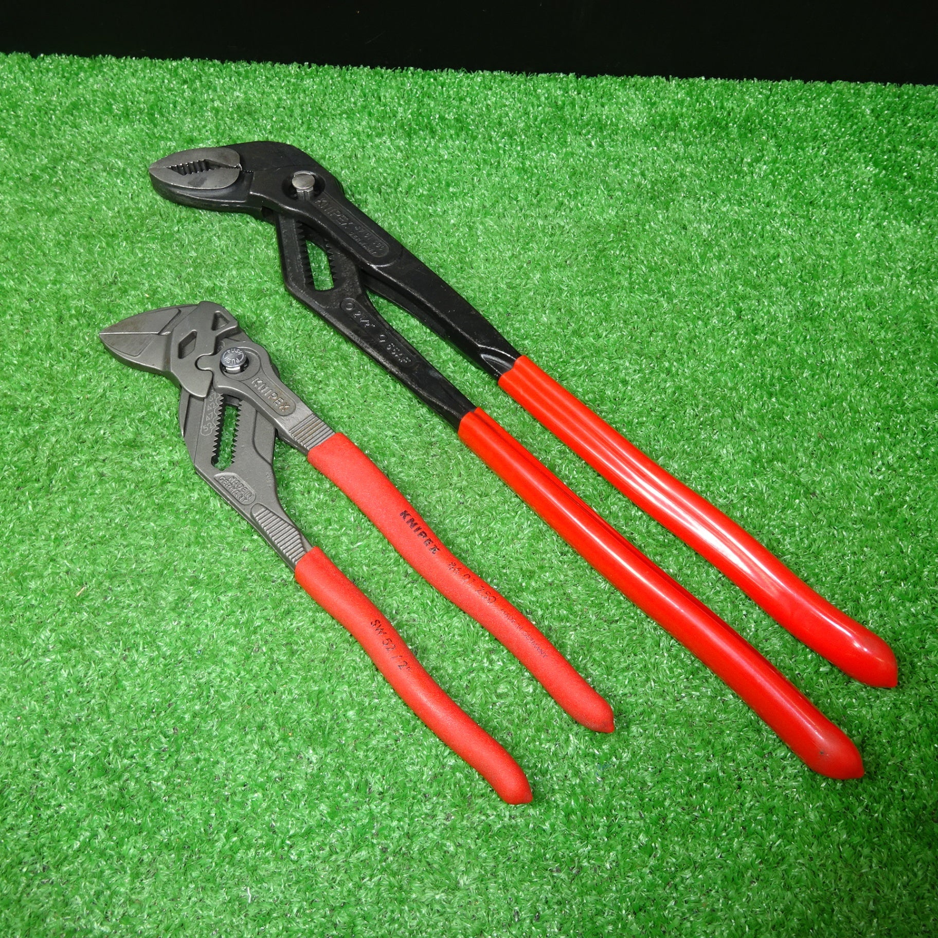 クニペックス/KNIPEX ウォーターポンププライヤー、プライヤーレンチ 2本セット 87 01 400、86 01 250 【岩槻店】