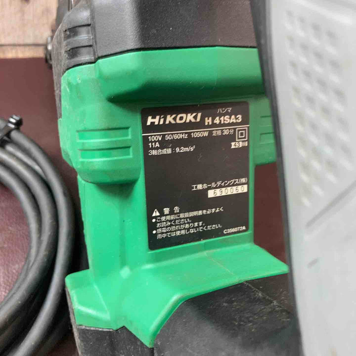 【中古品】 ハイコーキ(HIKOKI ※旧:日立工機) 電動ハンマ H41SA3 ハツリ機 削岩機 【東大和店】