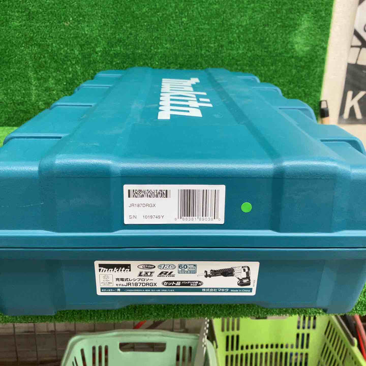 マキタ makita 18V コードレス 充電式 レシプロソー JR187DRGX 6.0Ahバッテリー 2個 【鴻巣店】