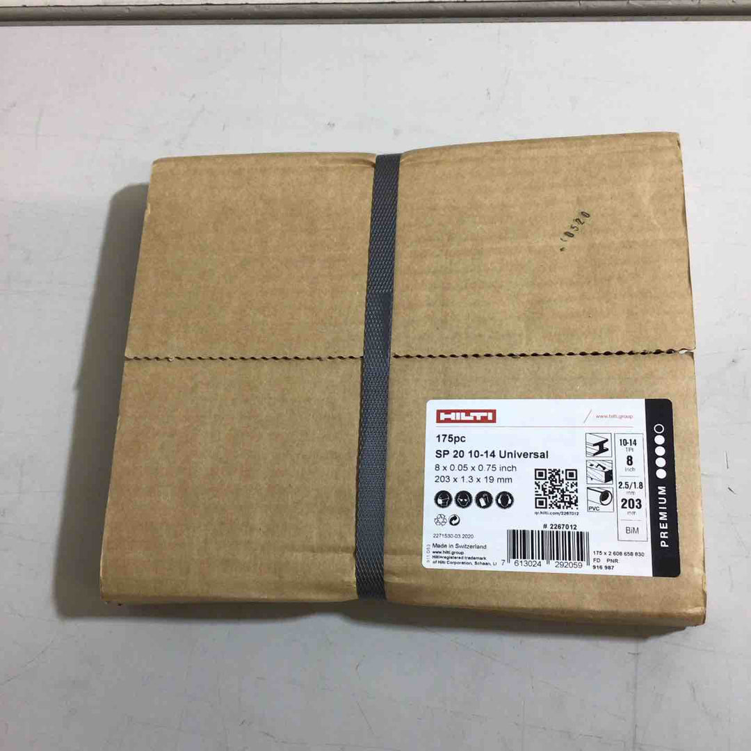 【未使用品】ヒルティ HILTI レシプロソーブレード SP20 10-14Univaesal 175pc  #2267012 【戸田店】