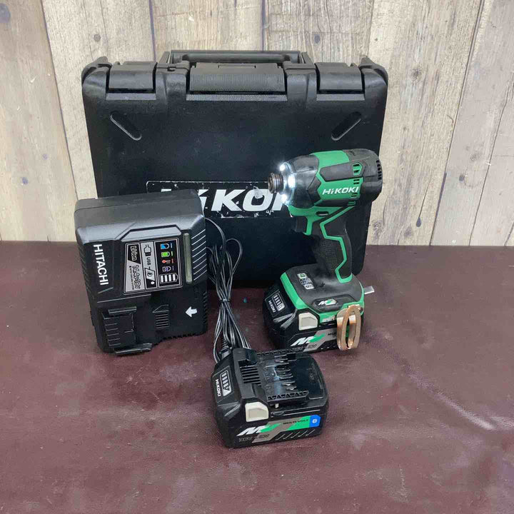 【中古品】 ハイコーキ(HIKOKI ※旧:日立工機) コードレスインパクトドライバー WH36DC(2XPS)(BG) 【東大和店】