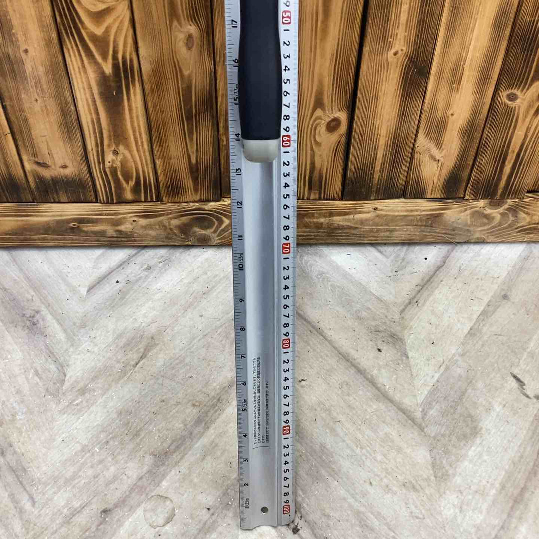 シンワ測定 カット師 W左基点 取手付 1000M 65093 アルミカッター定規 カット師１ｍ 併用目盛 取手付 【越谷店】