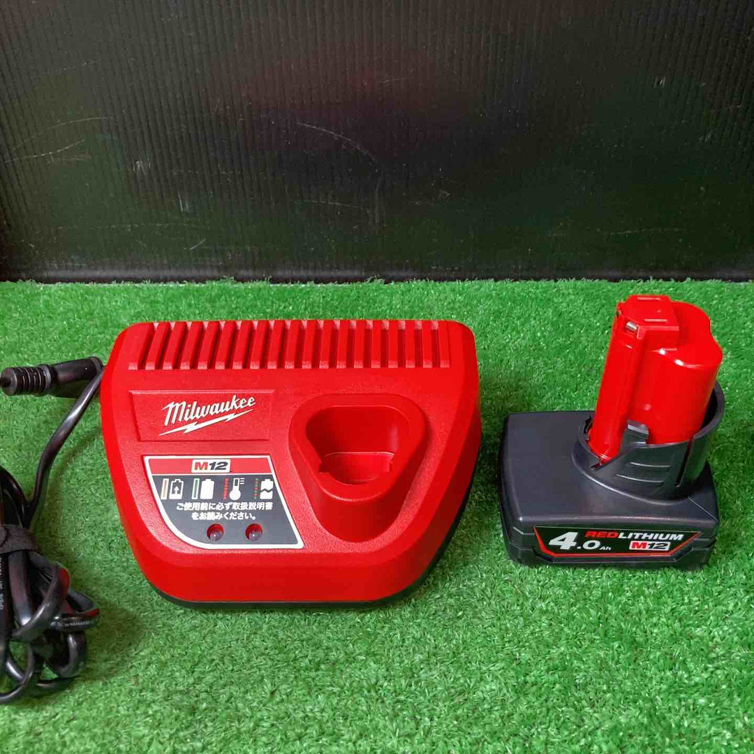 【美品】◇ミルウォーキーツール(Milwaukee) コードレスインパクトレンチ M12 FIWF12-0C JP ◎バッテリー1個付き！(12V・4.0Ah)【岩槻店】