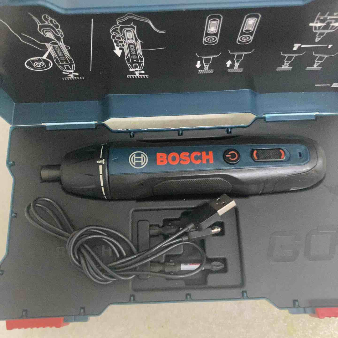 ◇ボッシュ(BOSCH) 3.6Vコードレスドライバー (ドライバービット・キャリングケース・充電コード付き)Bosch GO【町田店】