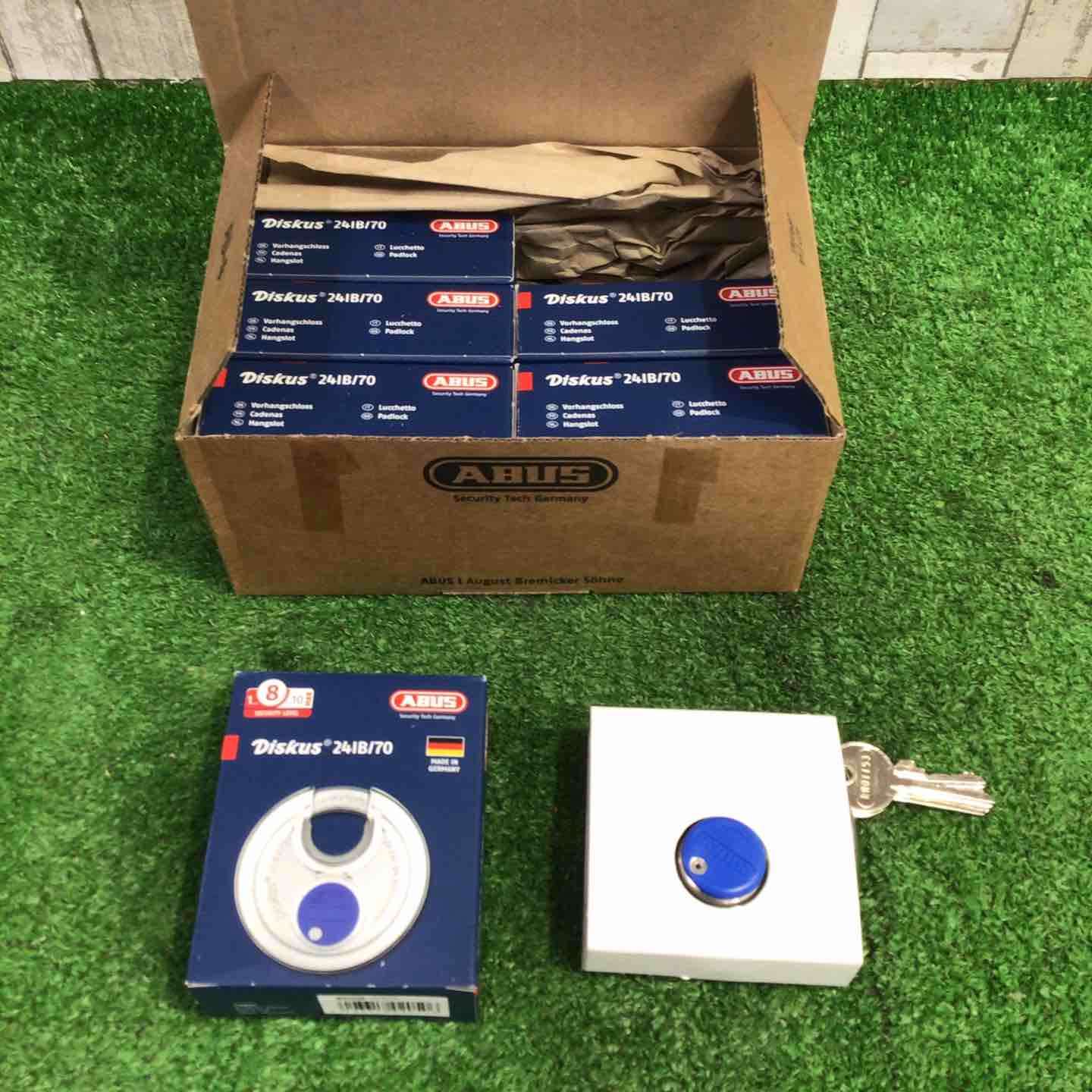 ABUS アバス DISKUS ディスカス 南京錠 241B/70 6個セット【町田店】 ABUS アバス DISKUS ディスカス 南京錠 241B/70 6個セット【町田店