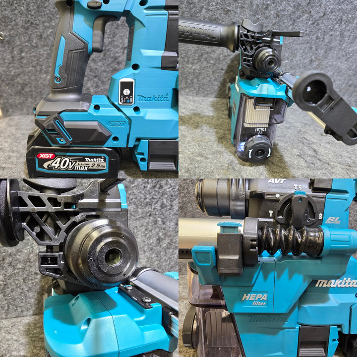 【本体未使用品+中古40Vmaxバッテリ1個付き！】マキタ(makita) コードレスハンマドリル HR010GZK【桶川店】