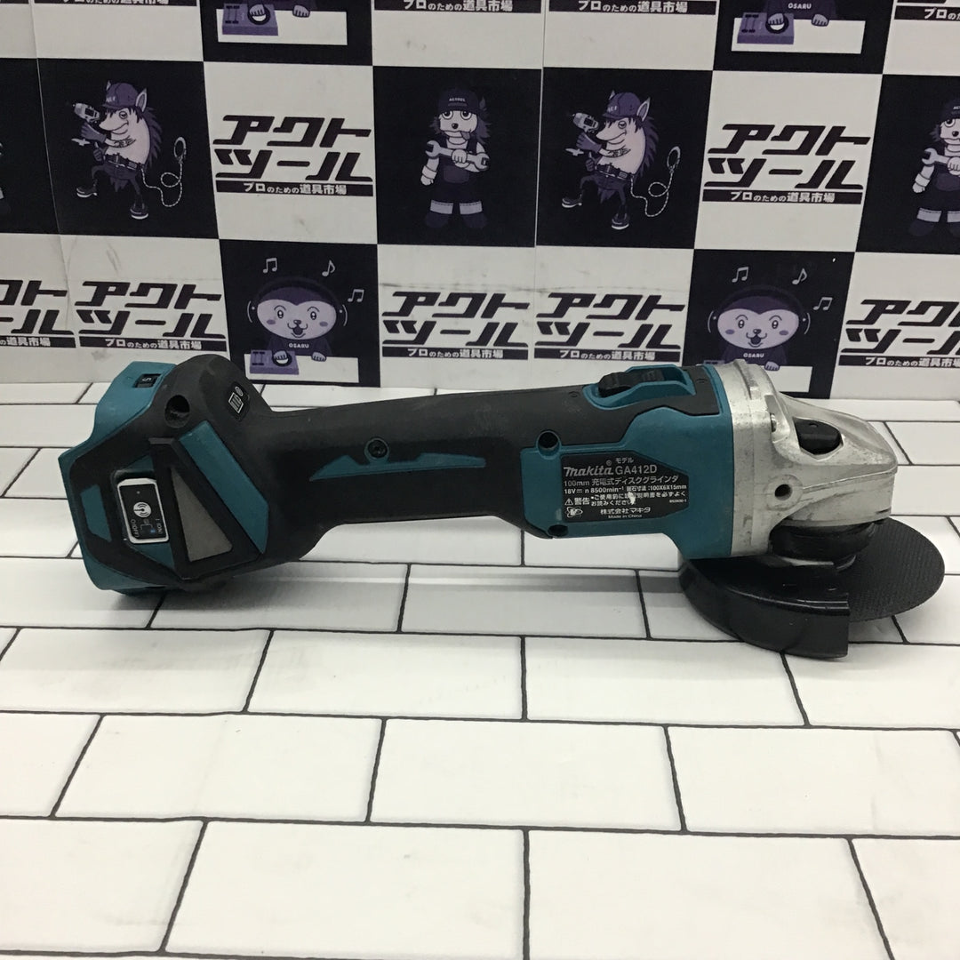 ★マキタ(makita) 100mmコードレスディスクグラインダ GA412DRGX【所沢店】