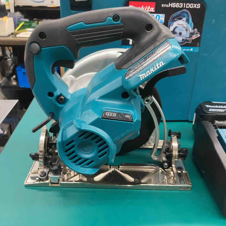 ★マキタ(makita) コードレス丸のこ HS631DGXS　バッテリ1つ充電回数26回【戸田店】