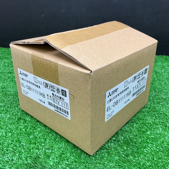 【未使用品】三菱 LED非常用照明器具 電池内蔵形 埋込形 φ100 EL-DB11111KB【電材館越谷店】