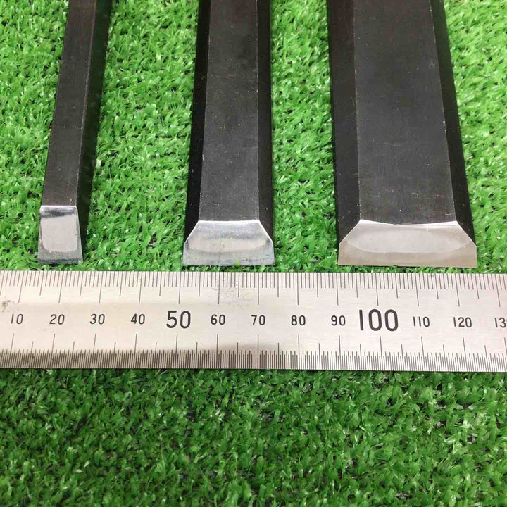 【中古・現状品】 國寿 銘 鑿 のみ ＊3本組 【鴻巣店】