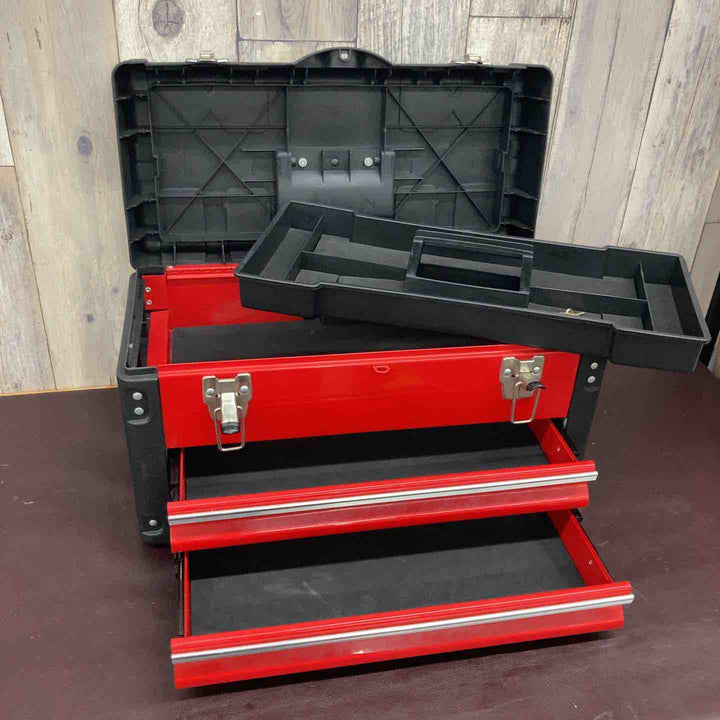 【中古品】 SK11(藤原産業) ツールボックス STC-502R 2段引き出し 工具箱 鍵付き 【東大和店】