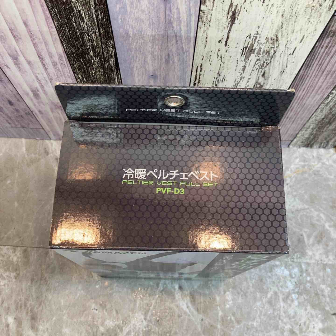 ◇山善 冷暖 ペルチェベスト 10000mAh バッテリー付き PVF-D3 ブラック【八潮店】