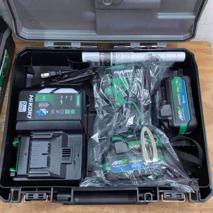 【未使用品】★ハイコーキ(HIKOKI) コードレスインパクトドライバ 3台セット アグレッシブグリーン WH36DD(2XHLSZ)【柏店】