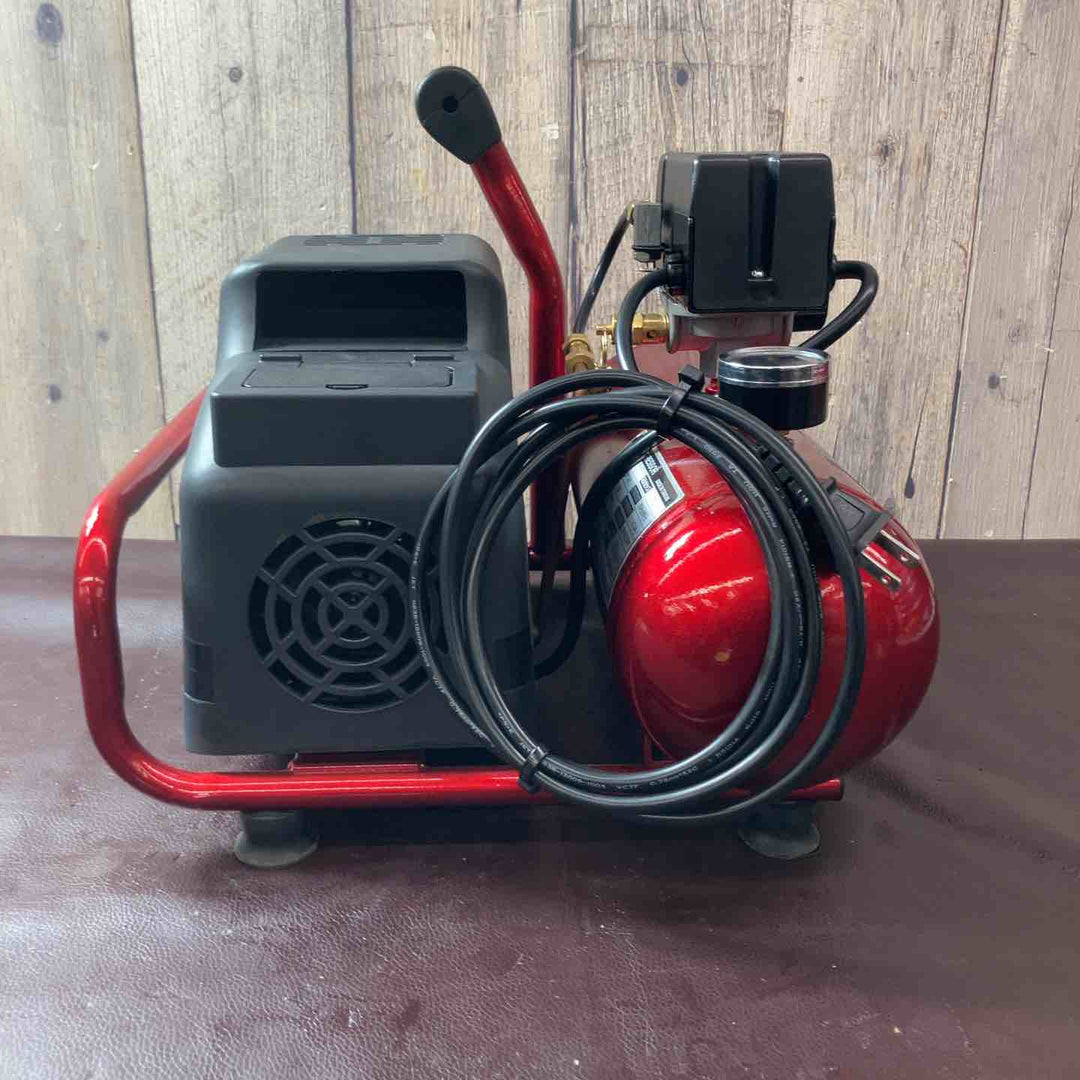 【中古美品】藤原産業 (SK11) オイルレス エアーコンプレッサー SR-045 タンク容量 4L SR-L04SPT-01【東大和店】