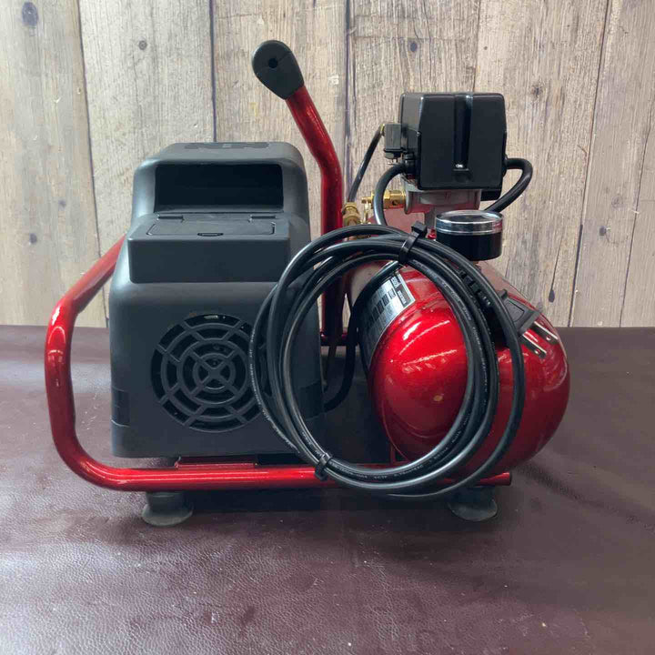 【中古美品】藤原産業 (SK11) オイルレス エアーコンプレッサー SR-045 タンク容量 4L SR-L04SPT-01【東大和店】