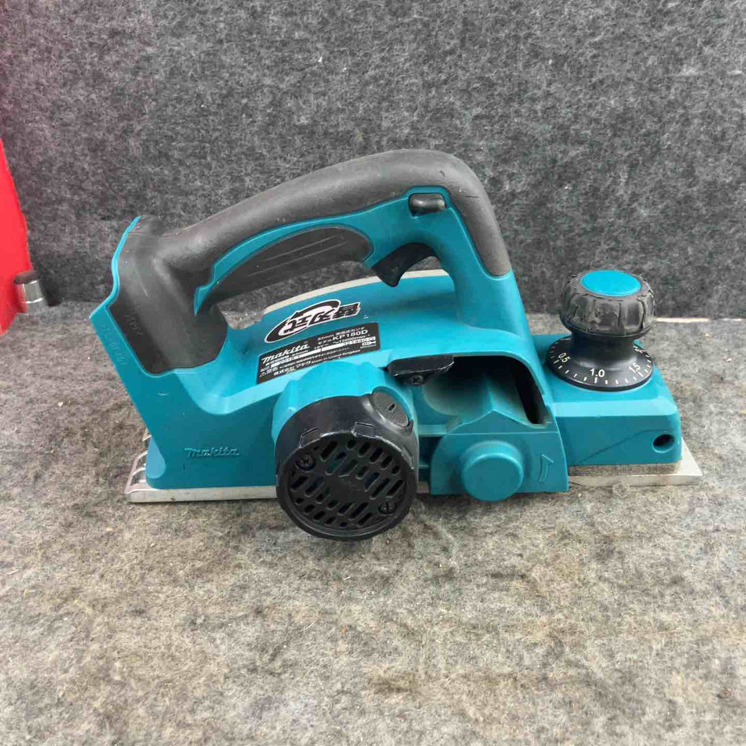 【現状品】★マキタ(makita) コードレスカンナ KP180DZ ノブが固く、深さ調節が出来ない【鴻巣店】