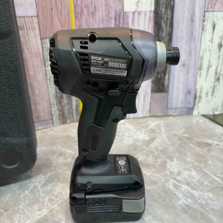 ◇リョービ(RYOBI) 充電式インパクトドライバ BID-1420L1 655200A【八潮店】
