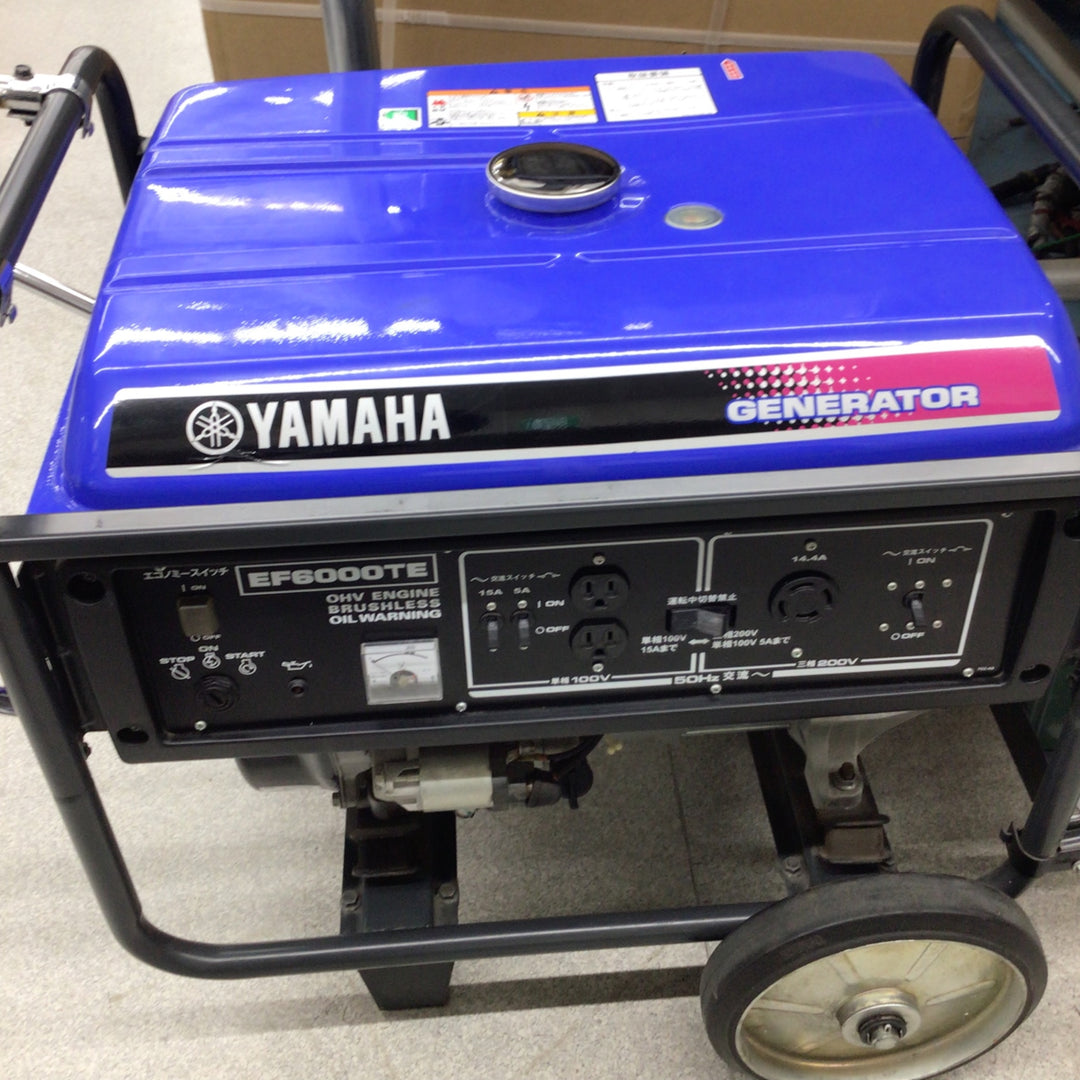 【店頭受取り限定】★ヤマハ(YAMAHA) 発電機 EF6000TE_50Hz【八潮店】