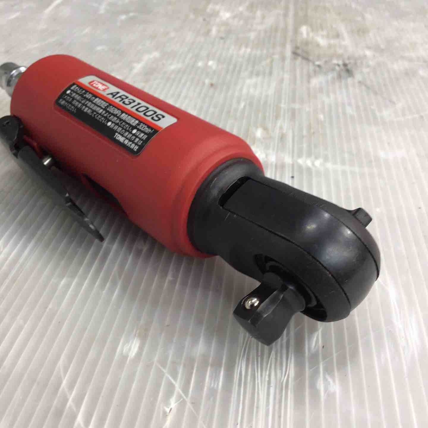 トネ(TONE) スタビーエアーラチェットレンチ AR3100S 差込角9.5mm(3/8