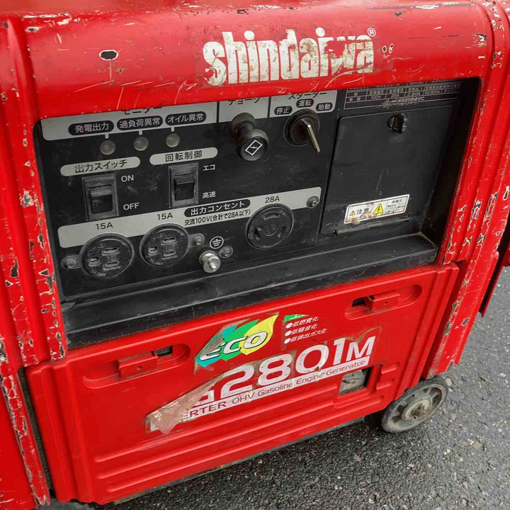 【中古品・店頭受取り限定】 新ダイワ/Shindaiwa インバーター発電機・IEG2801M 【桶川店】