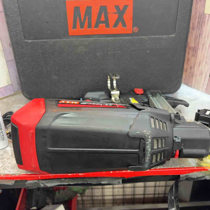 【中古品】マックス MAX ガスネイラ GS-738C2 バッテリー2個 ガス1本 ケース【八潮店】