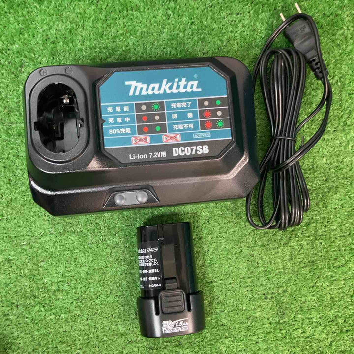 【美品】★マキタ(makita) 7.2V コードレスペンインパクトドライバ TD023DSHX バッテリ2本・充電器・ケース付【岩槻店】