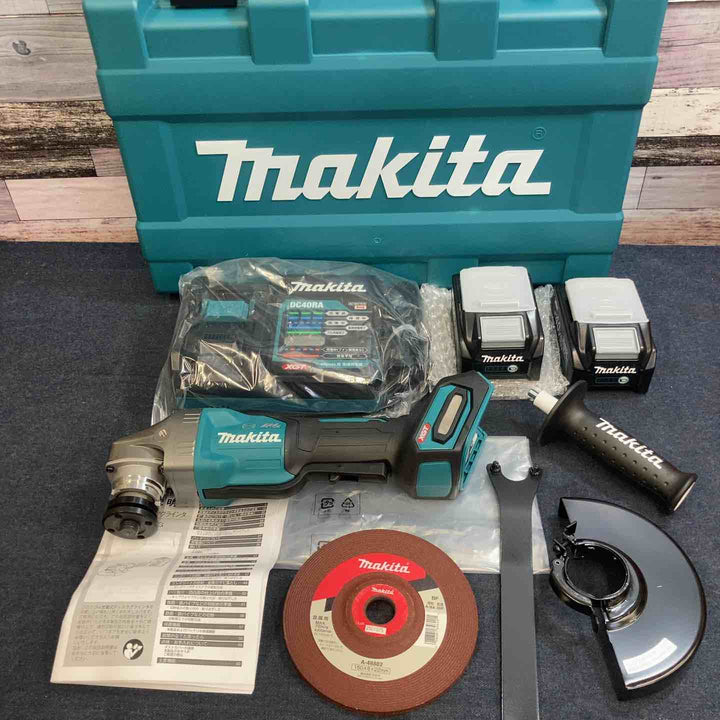 【未使用品】マキタ makita 150mm 40V 4.0Ah コードレスディスクグラインダー GA034GRMX【八潮店】