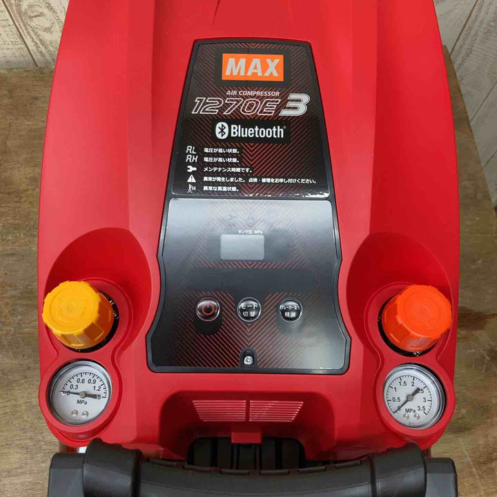 【未使用】★マックス(MAX) エアコンプレッサー AK-HL1270E3_レッド【柏店】