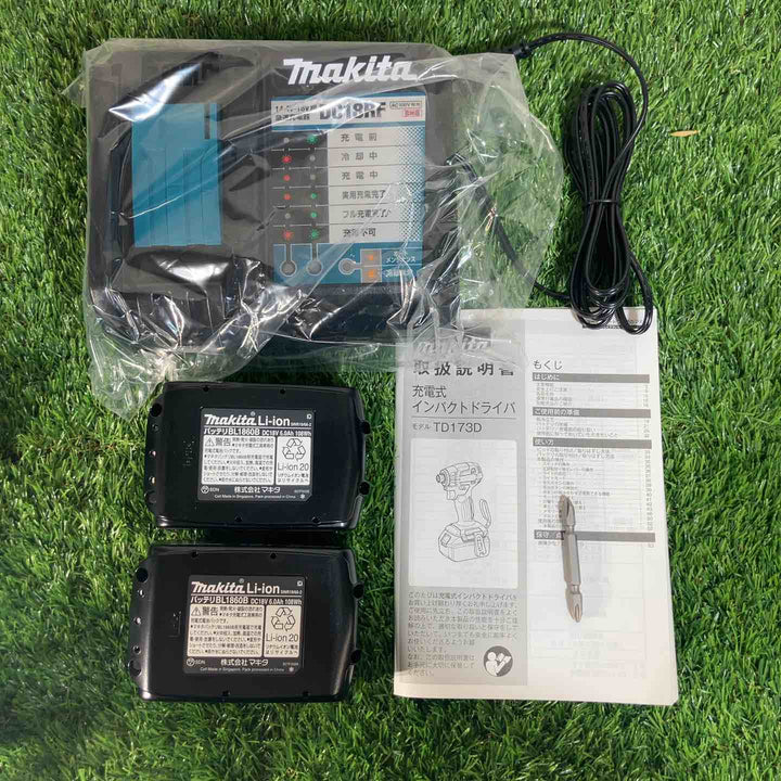 ★マキタ(makita) 18Vコードレスインパクトドライバ TD173DGXTB ターコイズブルー 限定色【戸田店】