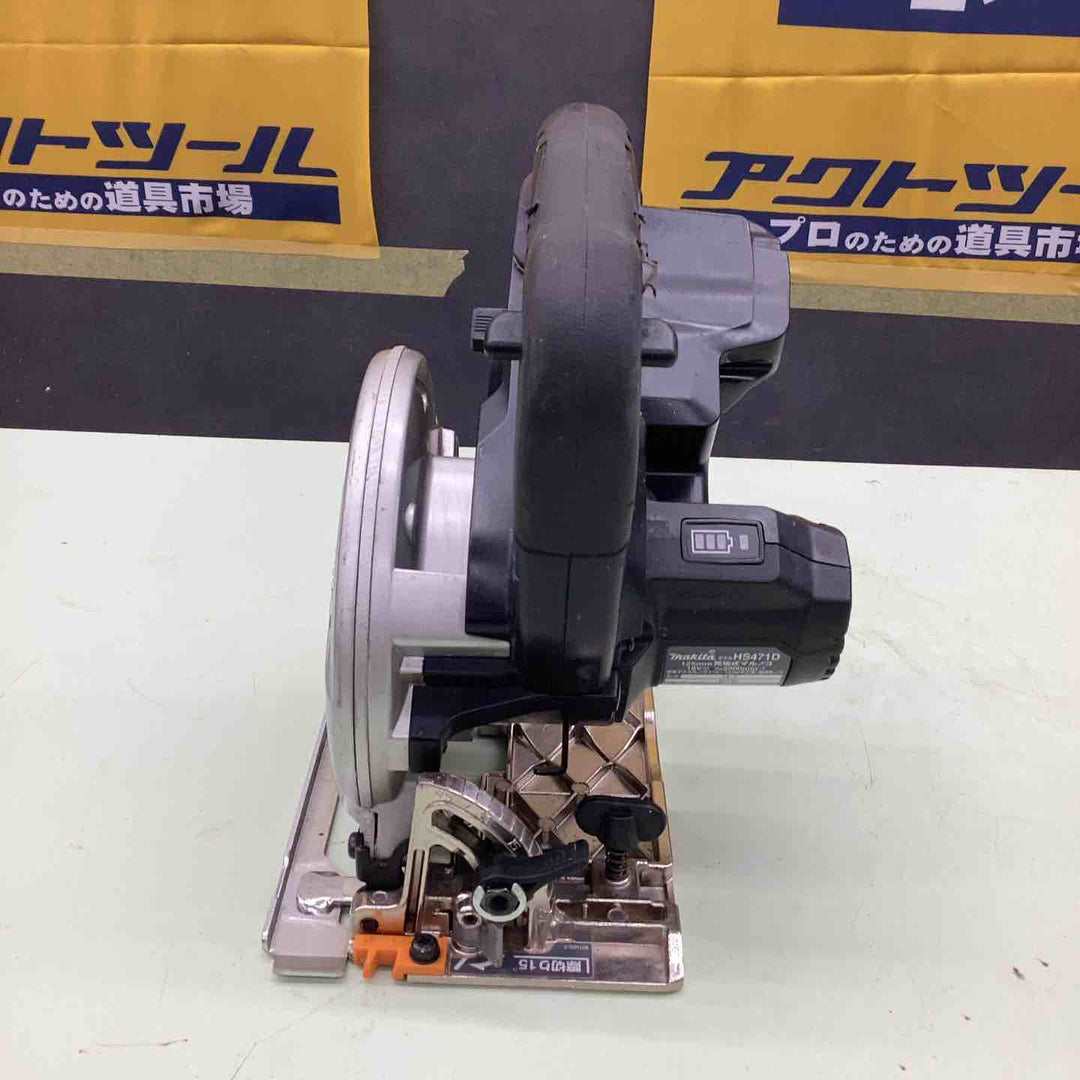 ★マキタ(makita) コードレス丸のこ 18V 125ｍｍ サブベースあり HS471DZB【越谷店】
