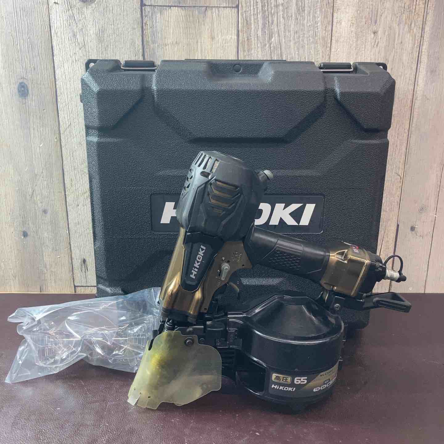 中古品】ハイコーキ(HIKOKI ※旧:日立工機) 高圧エア釘打ち機 NV65HR2(S