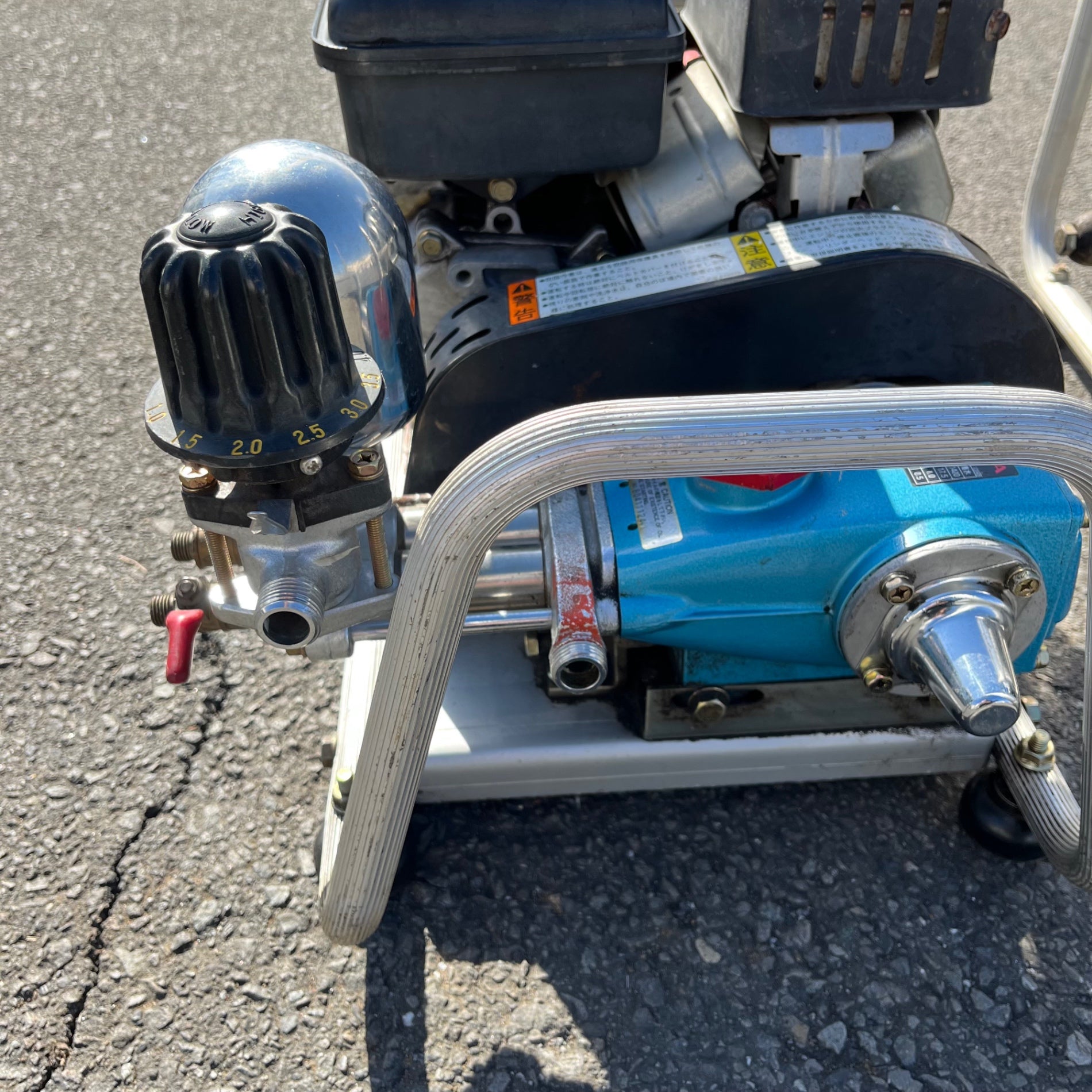 中古品】丸山 セット動噴 MS154EA 3.5Mpa 最大3.5馬力 吸余水ホース付 中古品】丸山 セット動噴 MS154EA 3.5Mpa 最大3.5馬力 吸余水ホース付