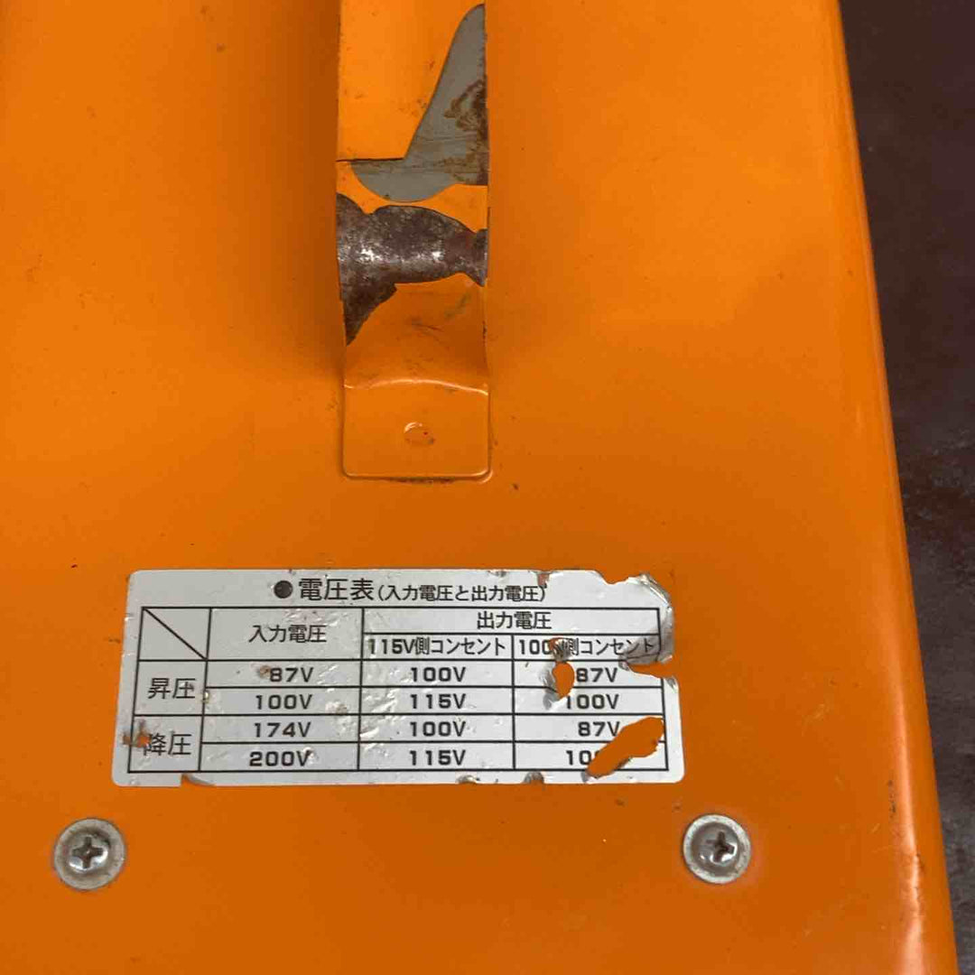 【中古品】 スズキッド(SUZUKID) 変圧器 STX-01 【東大和店】