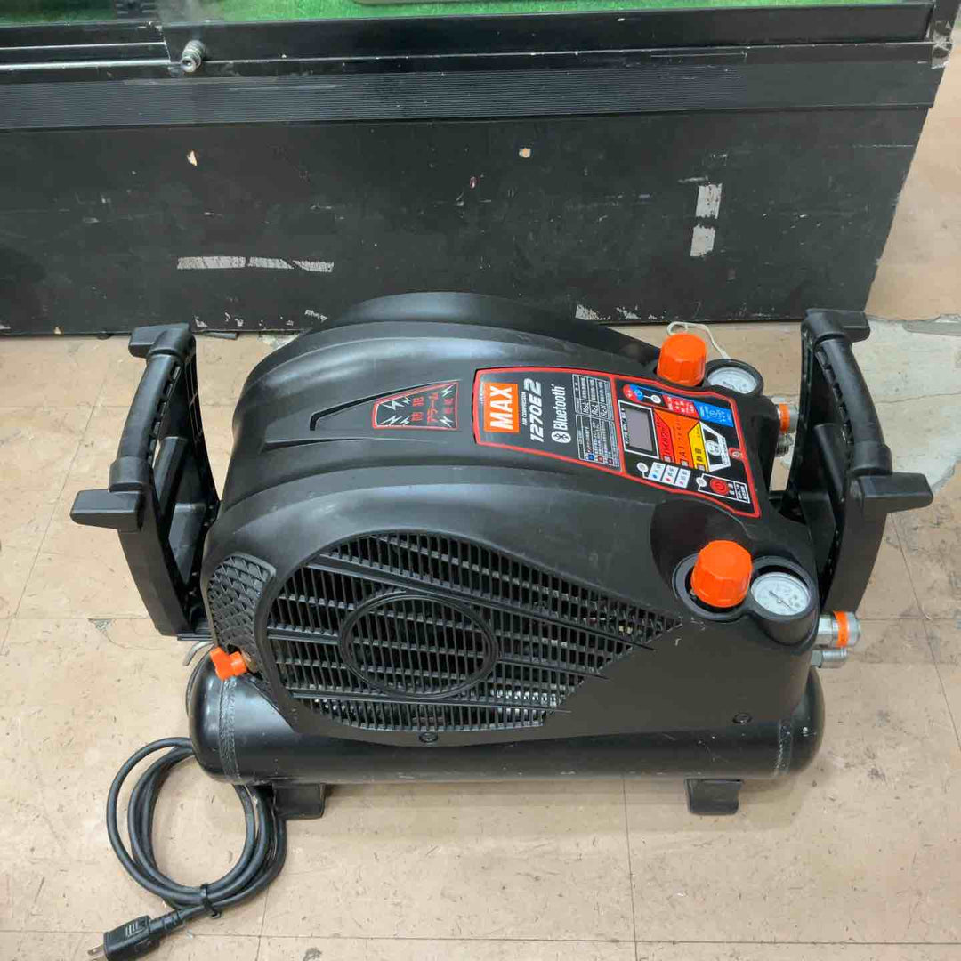 ★マックス(MAX) エアコンプレッサー AK-HH1270E2_ブラック【草加店】