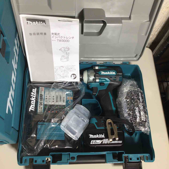 【未使用品】 マキタ makita コードレス インパクトレンチ TW300DRGX 5台 バッテリー&充電器付 フルセット 純正 充電式 18V 【戸田店】