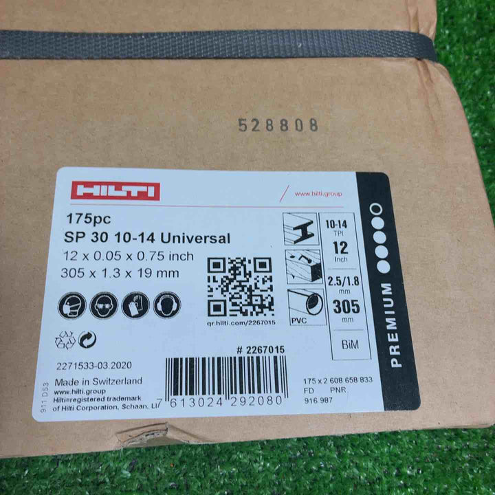 ◇ヒルティ(HILTI) セーバーソー レシプロソーブレード SP30-10/14 Universal 175枚 305×1.3×19mm【藤沢店】
