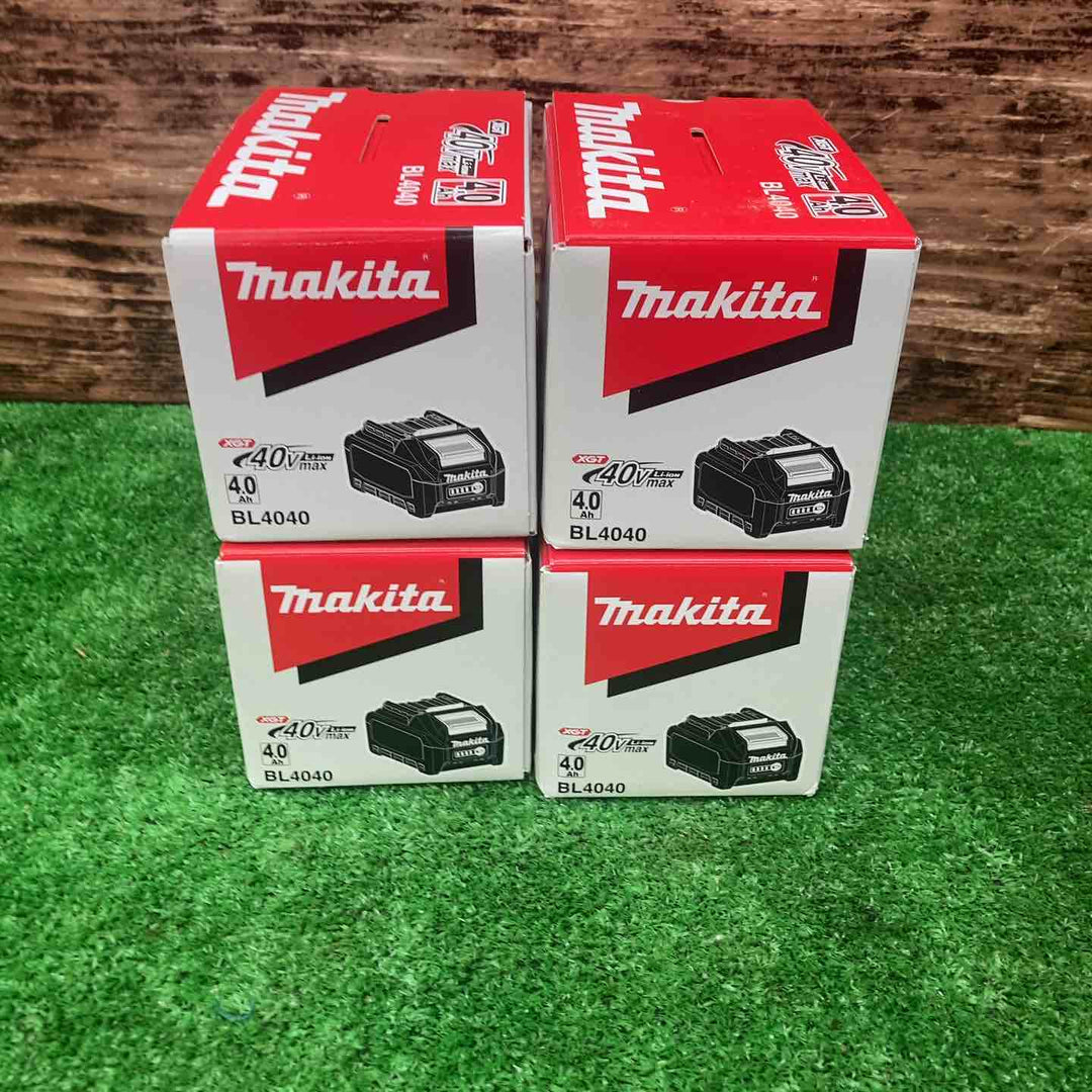 マキタ(makita) 純正 リチウムイオンバッテリー 40Vmax/4.0Ah BL4040 4個セット【川越店】
