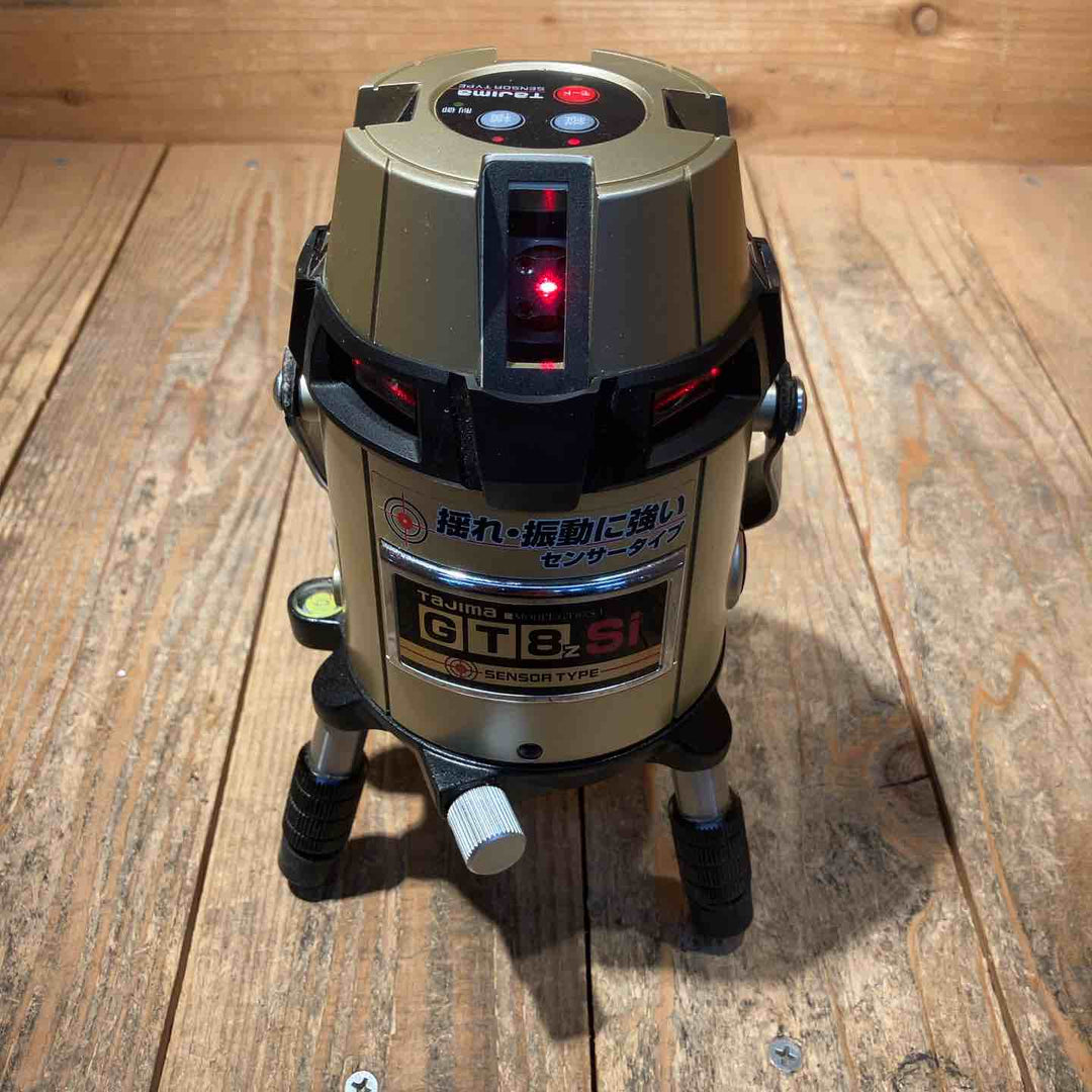 【中古品】タジマ(Tajima) フルラインレーザー墨出し器 GT8ZS-I 矩十字・横全周 GT8ZS-I【所沢店】