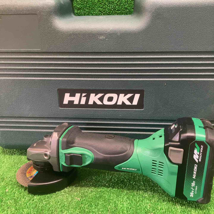 HiKOKI(ハイコーキ) 18V コードレスディスクグラインダー 耐久性向上 蓄電池1個・充電器・ケース付き G18DSL2(XP)【川越店】