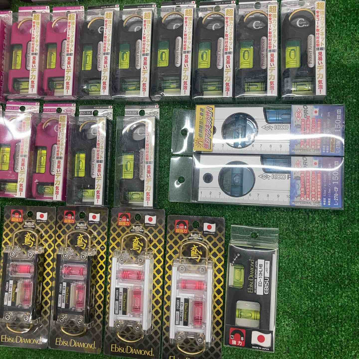 18go【未開封/送料無料】水平器 磁石モデル マグネット付き 40個まとめ売り エビスダイヤモンド KOD シンワ等【川越店】