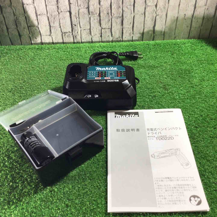 ★マキタ(makita) コードレスペンインパクトドライバー TD022DSHXB 動作確認済【川口店】