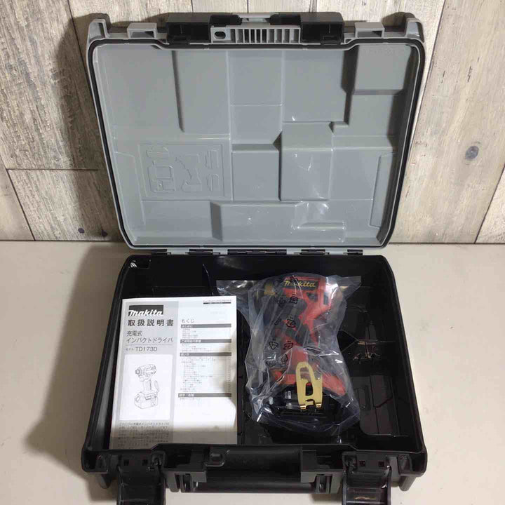 【未使用品】 マキタ makita コードレス インパクトドライバー TD173 LXT20周年記念限定カラー プレミアムレッド インパクト＋ケース 20周年 【戸田店】