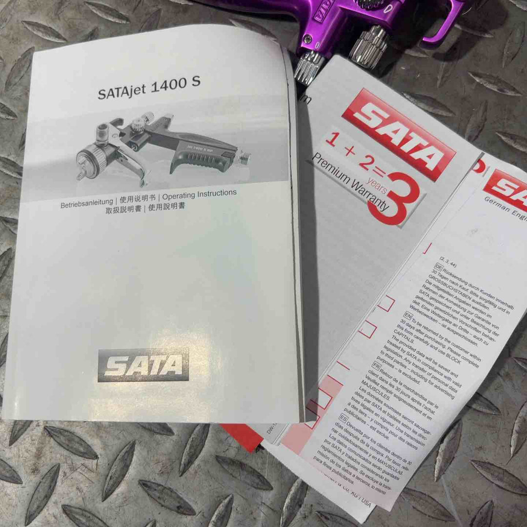 ◇ SATAJET サタジェット 1400SRP スプレーガン SATAJET専用重力式カップ 400cc WG-042U 【草加店】