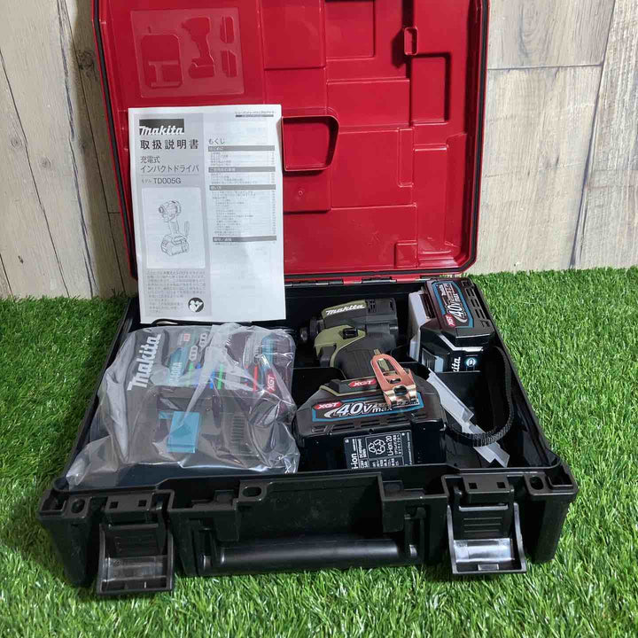 ★マキタ(makita) 40Vmaxコードレスインパクトドライバー TD005GRDXO【戸田店】