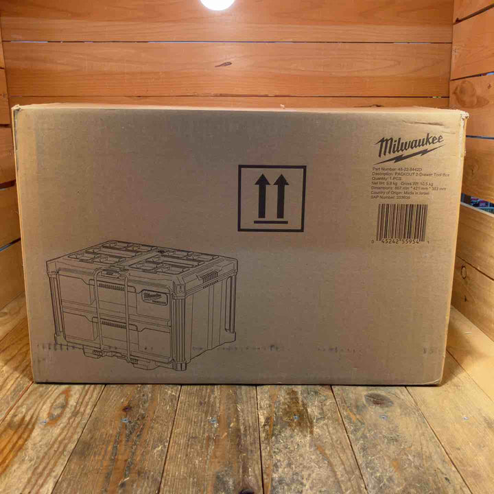 【未使用品】milwaukee ミルウォーキー PACKOUT 引き出し収納 2段 ツールボックス 48-22-8442D【所沢店】