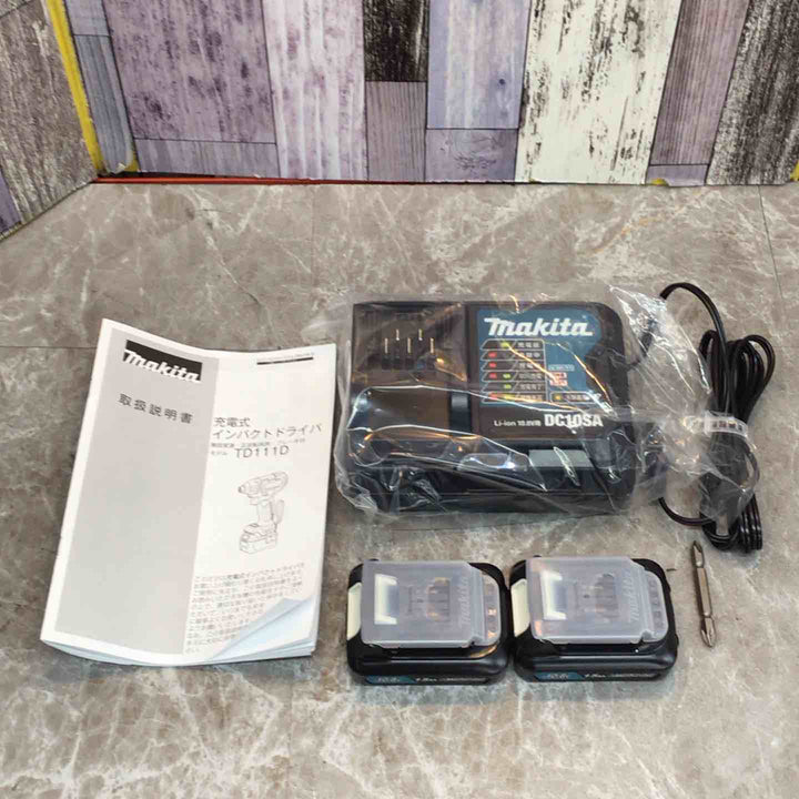 ★マキタ(makita) コードレスインパクトドライバー TD111DSHXB【八潮店】