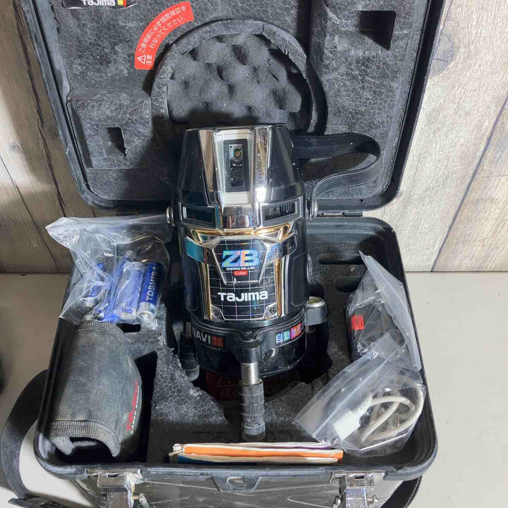 ◇タジマ(TAJIMA) レーザー墨出し器 NAVIゼロブルー リチウム KJC ZEROBLN-KJC 矩十字・横全周【戸田店】