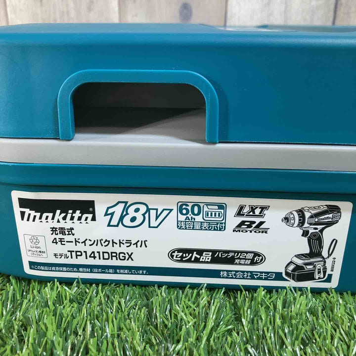 ★マキタ(makita)  18V コードレス4モードインパクトドライバー TP141DRGX 純正バッテリ付【戸田店】