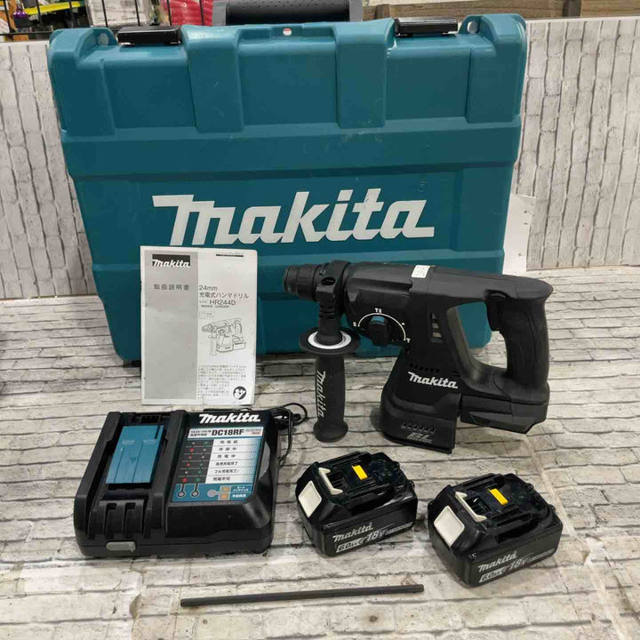 ★マキタ(makita) コードレスハンマドリル HR244DRGXB【川口店】