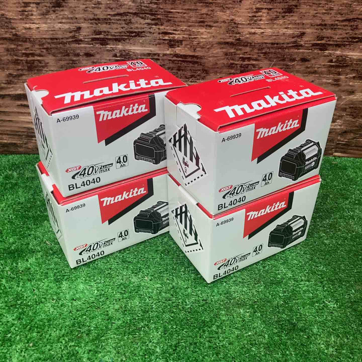 マキタ(makita) 純正 リチウムイオンバッテリー 40Vmax/4.0Ah BL4040 4個セット【川越店】